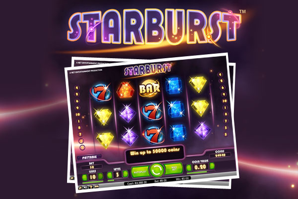 Starburst spelautomat från NetEnt